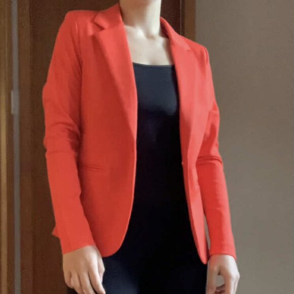 Red Formal Work Blazer By Ichi | Never Worn | Size S - Picture 1 of 2